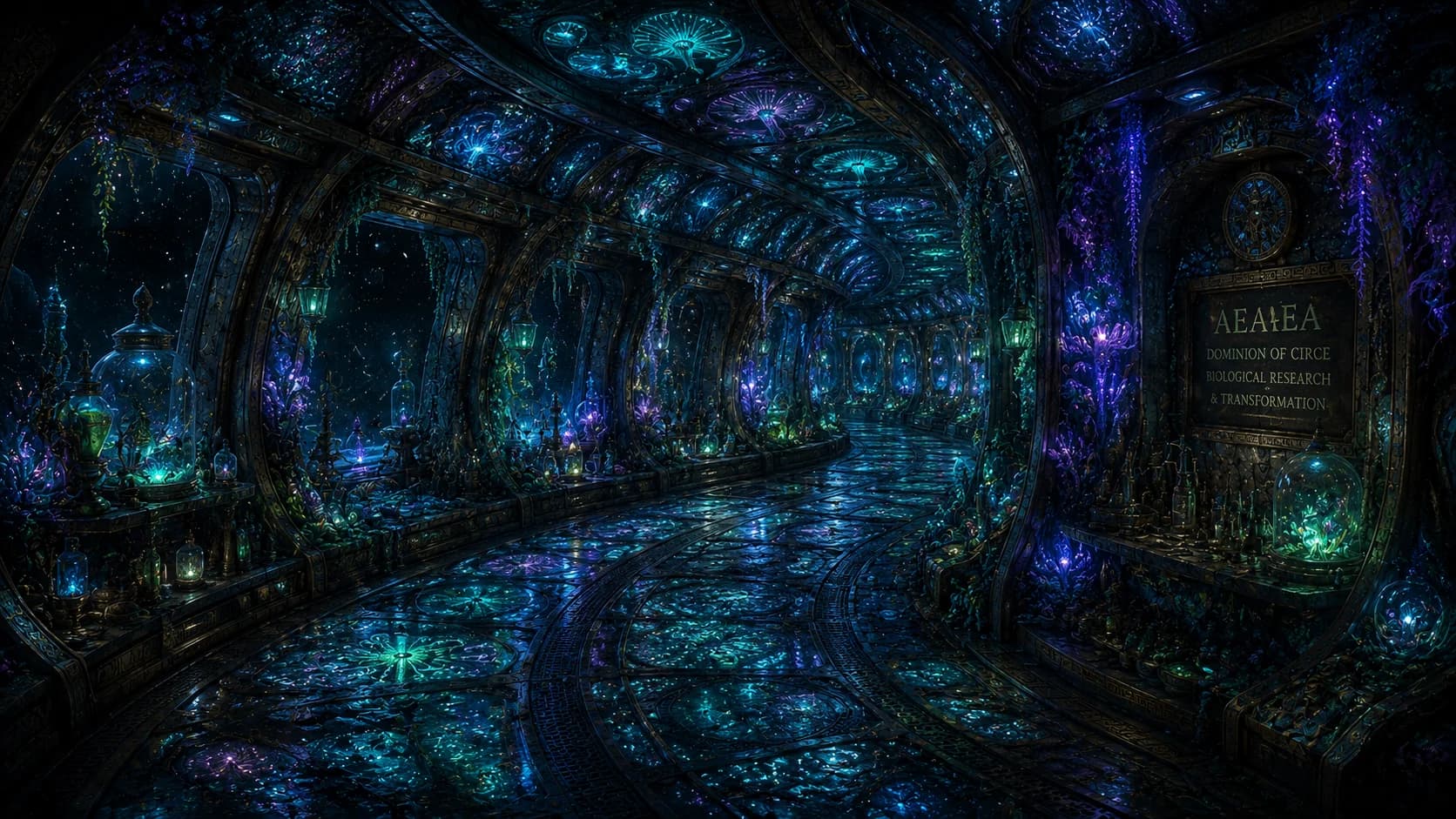 Aeaea: Circe's Bioluminescent Domain