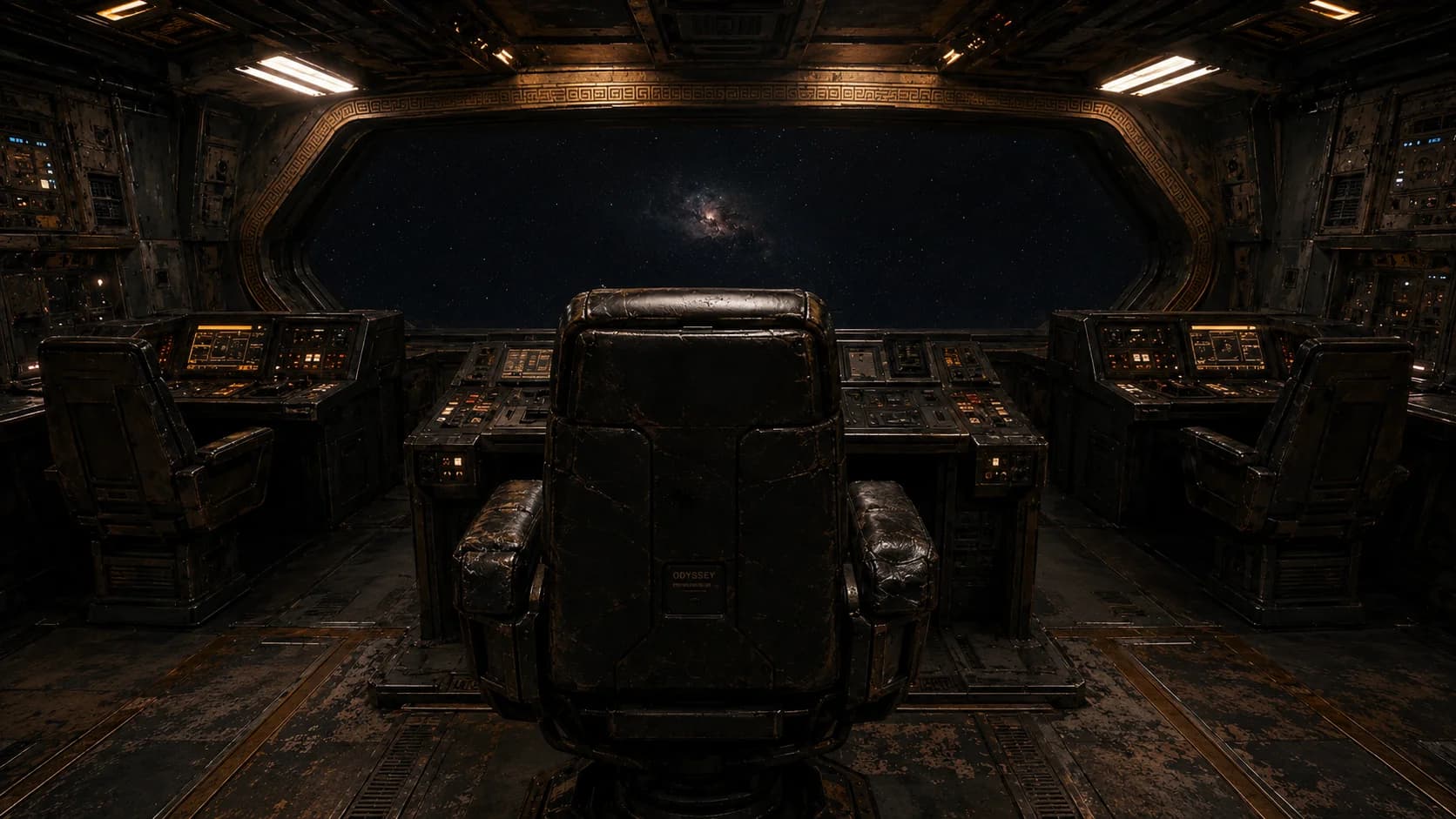 The Bridge of the Odyssey: Command Chair, Worn Armrest