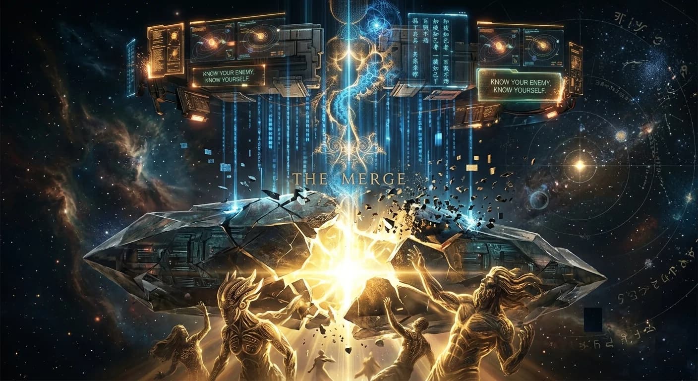 The Merge: When Humanity Accidentally Woke the Gods